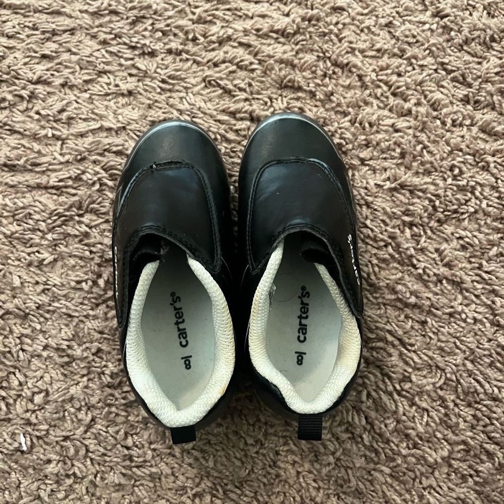 Carter's Black Sneakers with Streamlined Design